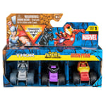 Monster Jam - Mini 1:87 Marvel 3 Pack Bundle asst (6070229)