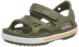 Crocs Unisex Kids' Crocband Ii Sandal Open Toe, Green (Army Green 309), 8 UK Child 24/25 EU