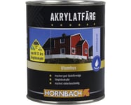 Hornbach Akrylatfärg svart 1L