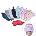 1pc Eyeshade Cover Shade Eye Patch Sleep Mask Natural Sleeping E Black