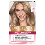 L'Oréal Paris Excellence Crème Permanent Hair Dye (Various Shades) - 8.1 Natural Ash Blonde