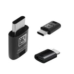 Genuine Samsung Micro USB to USB-C (Type C) Black Adapter GH98-41290A