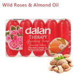 Wild Roses & Almond Oil Dalan Therapy Glycerine Shower Bath Soap 5 x 70g