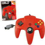 Manette Pad Joystick filaire Pour Console Nintendo 64 N64 - Rouge
