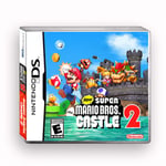 Super Mario Bros Castle 2, Nds Carte De Jeu Boxed Beautiful English Support Nds, Ndsl, Ndsi, Ndsixl, 2ds, 2dsxl, 3ds, 3dsxl, New3ds, New3dsxl Et D'autres Consoles