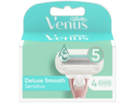 Gillette Venus Embrace Sensitive - Påfyllnadsrakblad - kvinna - 5 blad - fuktkräm (paket om 4)