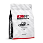 ICONFIT, Whey Protein 80, Strawberry, 1kg