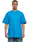 Urban Classics Men's Tall Tee Oversized Short Sleeves T-Shirt with Dropped Shoulders, 100 Percentage Jersey Cotton, Turquoise, 4XL