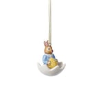 Villeroy & Boch Bunny Tales Ornament "Max in Egg Shell", Porcelain, Coloured