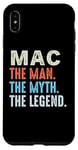 iPhone XS Max MAC The Legend Name Personalized Cute Idea Men Vintage MAC Case