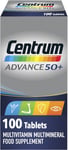 Centrum Advance 50+ Multivitamin & Mineral Tablets, 24 essential nutrients D,