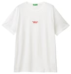 United Colors of Benetton Men's T 3u53u105j Short-Sleeved Shirt, Bianco 901, M