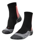 FALKE Women's Achilles Running Socks, Breathable Quick Dry, Black (Black 3008), 4-5 (1 Pair)
