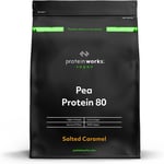 Protein Works Pea Protein Isolate Protein Powder Plant-Based Salted Caramel 1kg
