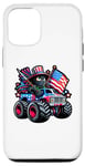 iPhone 14 Pro Ninja Riding Monster Truck 4th Of July Independence Day Case