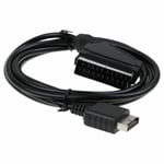 Playstation PS1/2/3  Scart kabel Svart