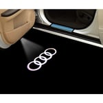 REMAKE Passar Audi Aodi Välkomstljus A4LA5A6L Stämningsbelysning A7A8LQ3Q5Q7 Dörrlaserprojektionsljus (2-pack)