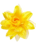 Hårspänne med Elegant Gul Blomma och Glitter