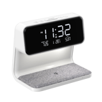 Alarm Clock with Wireless Charging and Lights Dimmable Dial Alarm Clock1911