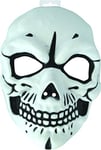 RUBIES - Accessoire pour Déguisement Enfant HALLOWEEN Officiel - Masque Squelette Blanc et Noir en PVC - À Partir de 3 ans - Pour Costume Halloween, Déguisement Ado
