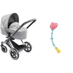 Corolle Cybex X Corolle Combo Poussette 3 en 1 pour Poupon, Cybex, 36 cm et 42 cm & Tétine sonore, Accessoire, pour Poupon 36cm, 15 Sons, dès 3 Ans, 9000141400