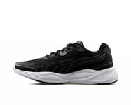 Puma Unisex 90S Runner NU Wave Sneaker, Black Black-Ultra Gray White, 11 UK