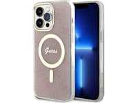 Guess Guhmp14xh4stp Iphone 14 Pro Max 6.7 Rosa/Rosa 4G Magsafe Hårda Fodral