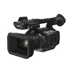 Panasonic HC-X2E-K 4K 60p Professional Camcorder, Video Camera Camcorder with 15-megapixel 1.0-type MOS Sensor, 20x Optical Zoom, i.ZOOM 32x (FHD), 3G-SDI Output, XLR Input, Wired Remote