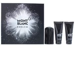 Mont Blanc Emblem Eau de Toilette After Shave Balm and Shower Gel Gift Set, 100 ml