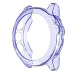 GuosB Suitable for Garmin Fenix 5X& 5X Plus Transparent TPU Watch Case(Transparent white) (Color : Transparent blue)