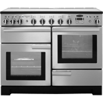 Rangemaster Professional Deluxe PDL110EISS/C 110cm Electric Range Cooker with Induction Hob - Stainless Steel - A/A Rated
