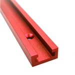 Red 300mm Fente de Fixation de la Vis en T, pour Aluminium et Travail du Bois, Gabarit pour Rail à Onglets, Arrêt de la Piste, pour Table de Défonceuse, Scie à Ruban, Outils de Bricolage, 300 à 800mm ""Nipseyteko