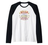 Stars Can't Shine Without Darkness Inspirational Quote Raglan Baseball Tee