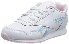 Reebok Girl's Royal Classic Jogger 3 Sneaker, Footwear White Footwear White Pixel Pink, 11.5 UK Child
