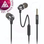 Groov-e Smart Buds Metal Earphones with Built-in Remote Microphone│3.5mm Plug
