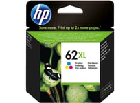 Genuine Original HP 62XL Colour 11.5ml Ink Cartridge C2P07AE For Officejet 5740