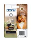 Genuine Epson 478XL, Squirrel Premium Grey Ink Cartridge T04F6, C13T04F64010