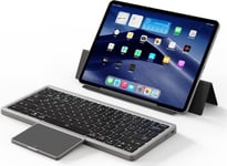 Trådlöst Bluetooth-Tangentbord Med Pekplatta Dux Ducis Ok Series - Svart