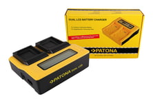 Patona Dual LCD USB Lader for Canon NB12L NB13L Legria Mini X NB12L NB13L PowerShot G1 X M 150607671
