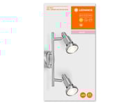 Ledvance Spot, Utanpåliggande Spotlight, Gu10, 2 Lampor, Led, 5,2 W, Silver