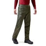Berghaus Men's Deluge Pro 2.0 Waterproof Breathable Overtrousers, Durable, Comfortable Rain Pants, Ivy Green/Peat, S Short