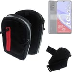 For TCL 40 SE Holster / Shoulder Bag Extra Bags Outdoor Protection Cover Belt Ba