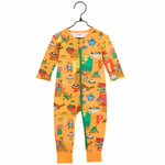 Pippi Trombon Pyjamas, Orange Storlek 62 - Martinex