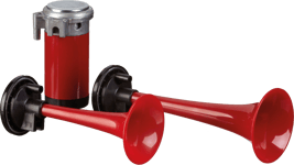 Signalhorn - 12V Kompressorhorn / Starktonshorn - Stark tuta inkl kompressor