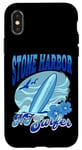iPhone X/XS New Jersey Surfer Stone Harbor NJ Surfing Beach Boardwalk Case