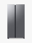 Samsung RS66DG813CS9EU Freestanding 65/35 American Style Fridge Freezer, Silver