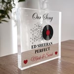PERSONALISED Our Song First Dance Anniversary Present Valentines Gift For Him