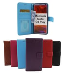 New Standcase Wallet Motorola Moto G9 Play (Svart)