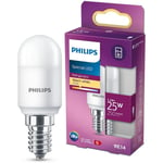 Philips ampoule LED Tube T25 E14 25W Blanc Chaud Dépolie