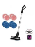 Aircraft Powerglide Cordless Hard Floor Cleaner With Extra Pads - Cleaning And Buffering Around 20 Square Metres Per Minute